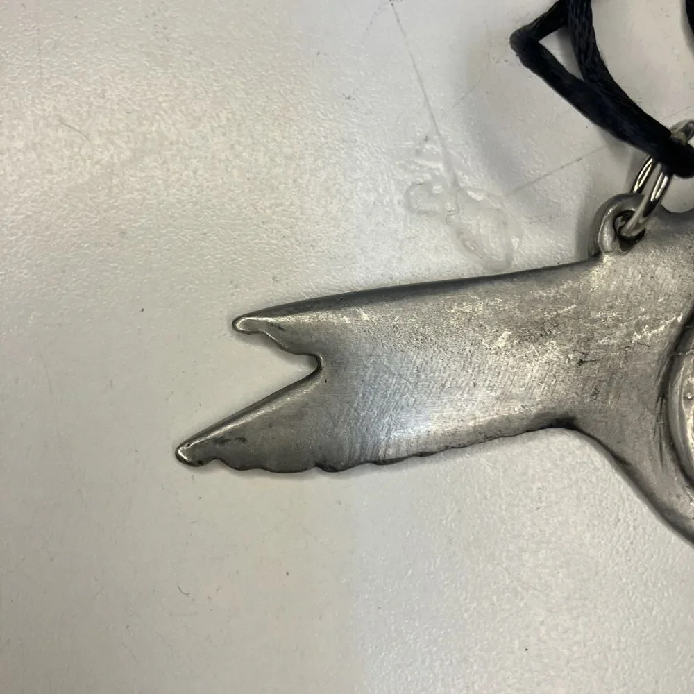 VTG Seagull Silver Metal Necklace 3”x2” - Picture 7 of 10